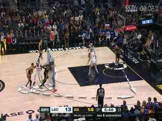 NBA常规赛 快船VS勇士 20240215