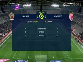 法甲 尼斯vs摩纳哥 ( 盛斌) 20240211